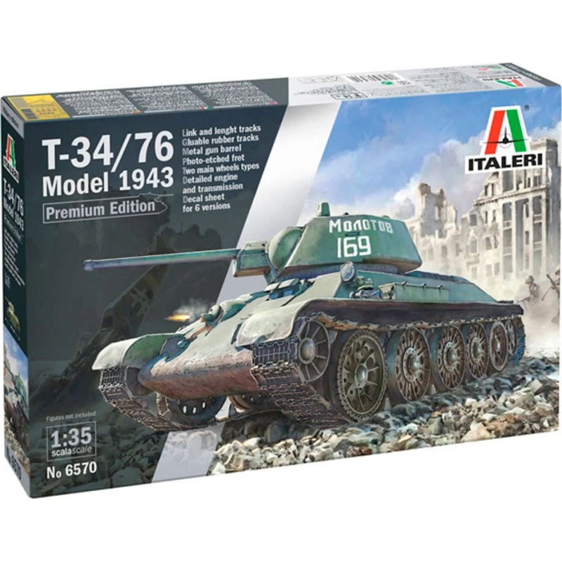Italeri 1:35 T-34/76 Model 1943 Premium Edition