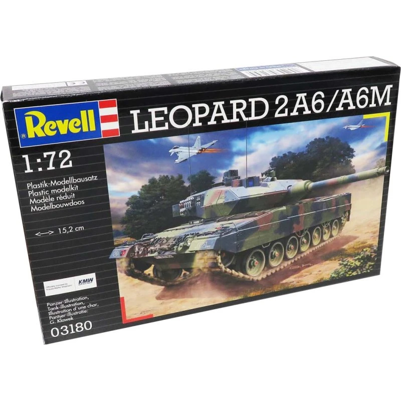 Revell Leopard 2 A6 1:72 Model – Samlekit med detaljeret track