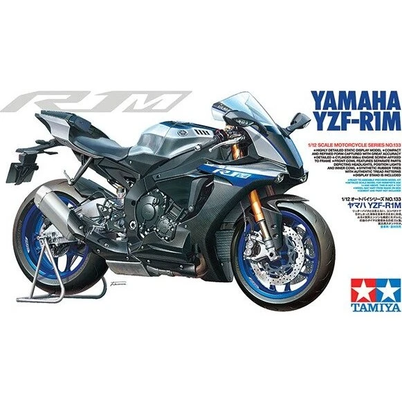 Tamiya 1:12 Yamaha YZF-R1M Byggesæt