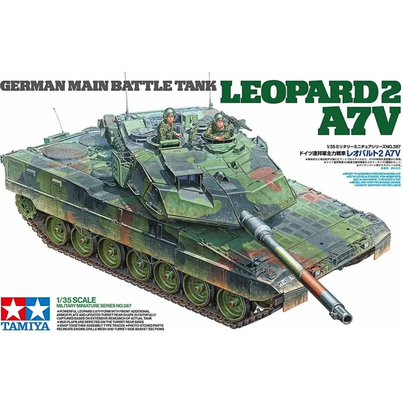 Tamiya Leopard 2 A7V 1:35 Modelkampvogn