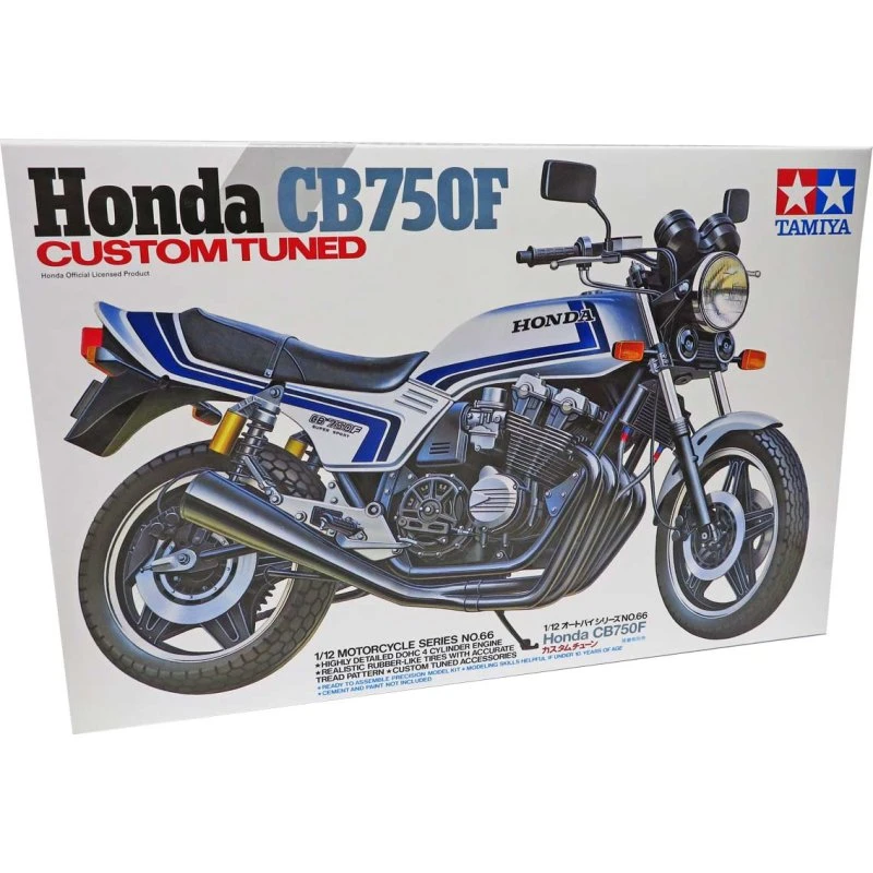 Tamiya Honda CB750F custom tuned 1:12 modelmotorcykel