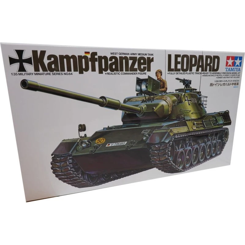 Tamiya 1:35 Leopard Kampvogn Byggesæt