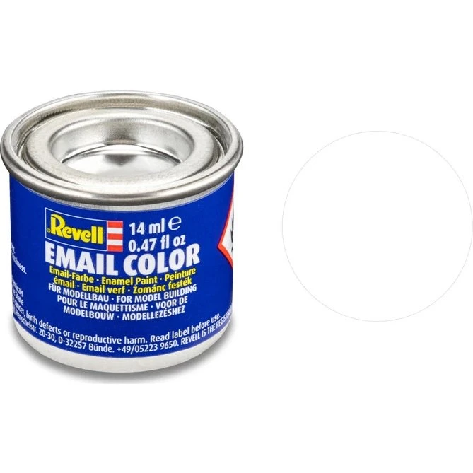 Revell Emalje Maling Hvid Mat 14 ml