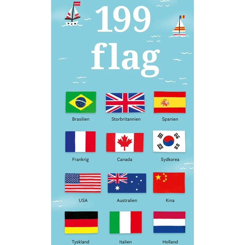 199 Flag – Børnebog med papsider