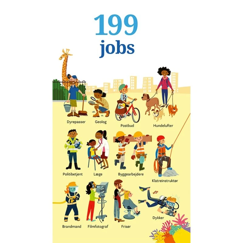 199 Jobs – Billedordbog over jobs for børn fra 3 år