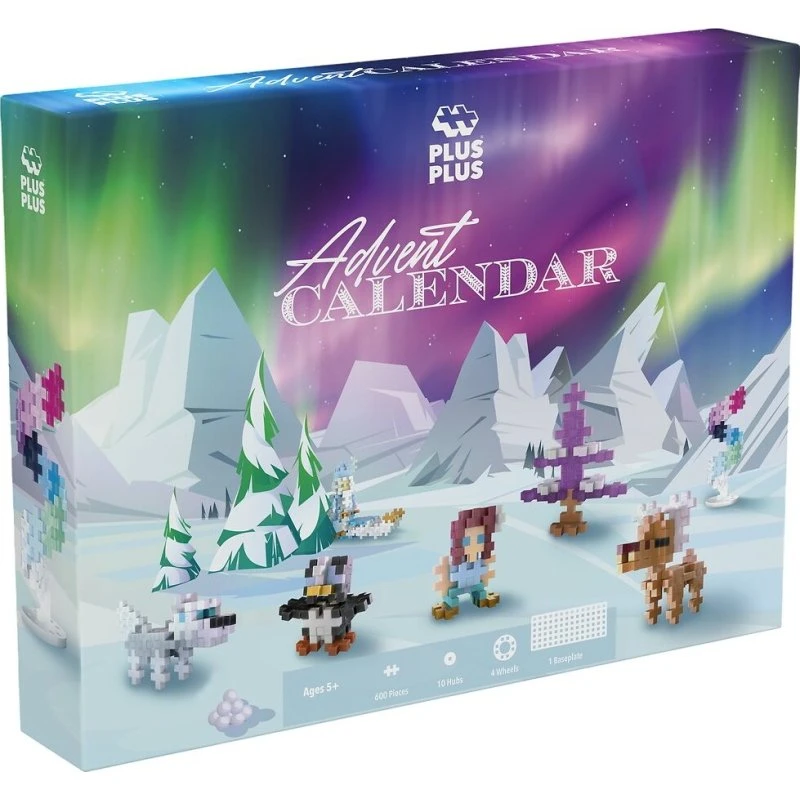 Plus-Plus Julekalender: Julemandens Nordlys Eventyr