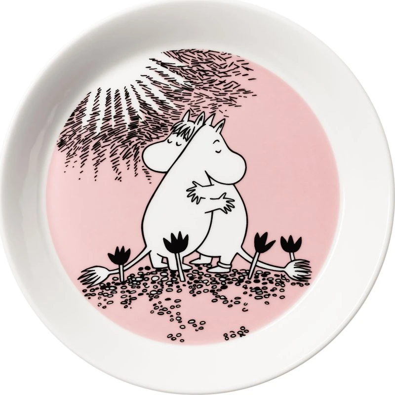 Moomin Arabia Kærlighed 30 år Tallerken Ø19 cm