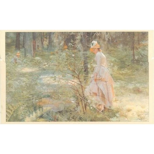 Anders Zorn Brevmappe 12 dobbelte kort med 4 motiver
