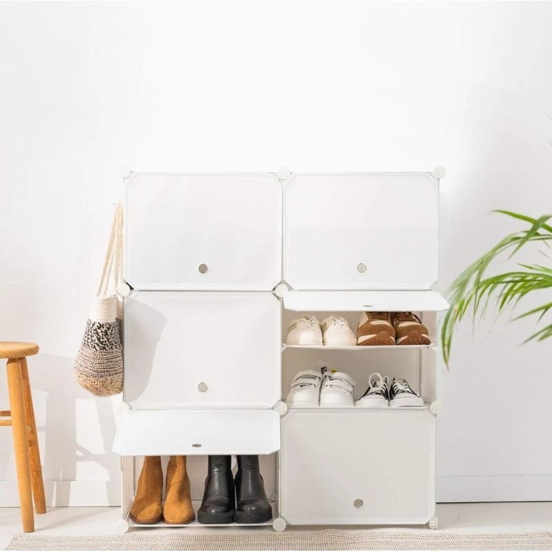 InnovaGoods Bærbart Modulært Skoskab Hvid – 36 Par