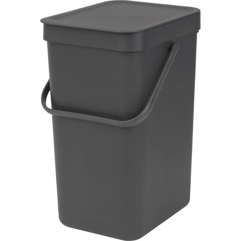 Brabantia Sort & Go Affaldsspand 12 L, mørkegrå