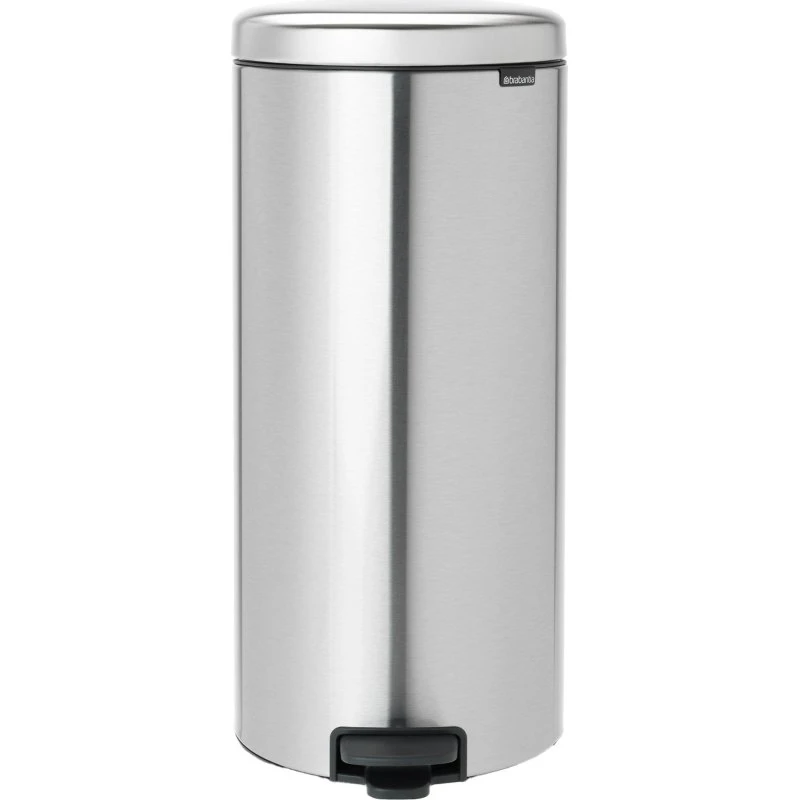 Brabantia NewIcon Pedalspand 30 L, Mat Stål, Fingeravtryksfri
