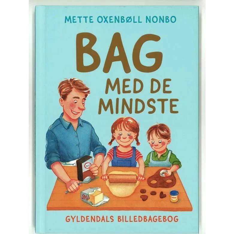 Bag med de mindste – Bagebog med tegninger for børn