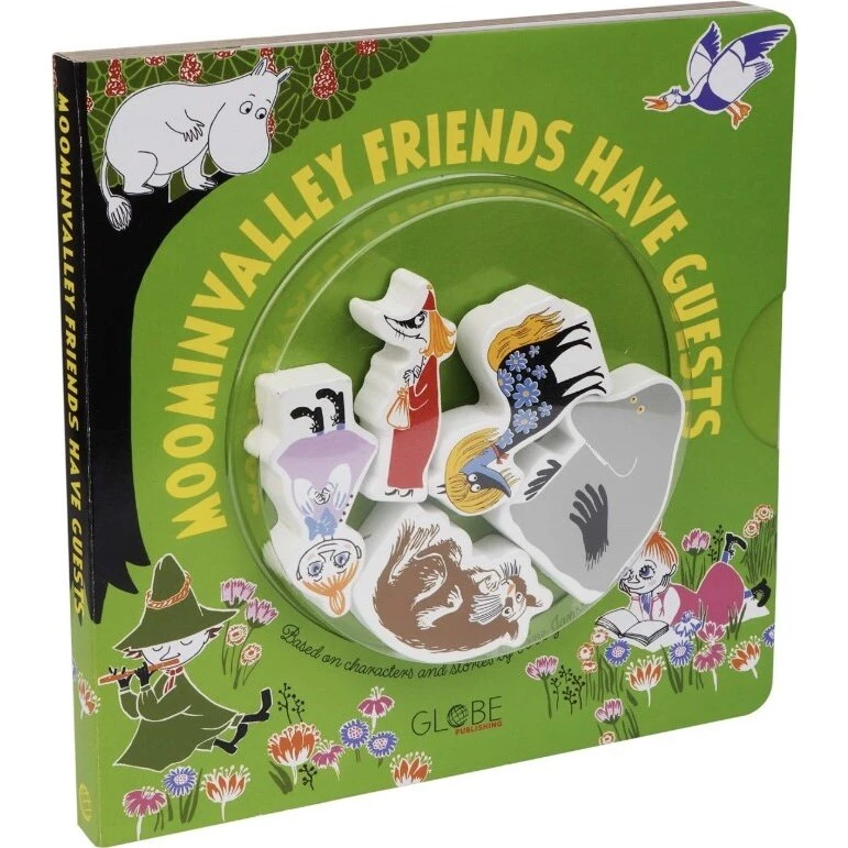 Moominvalley Friends Have Guests – Engelsk bog