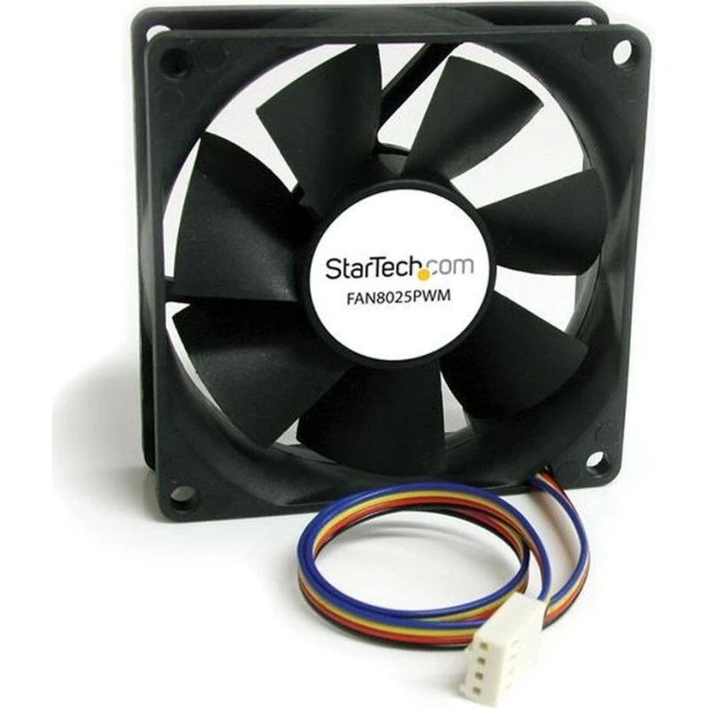 StarTech FAN8025PWM 80 mm PWM-ventilator, 2500 rpm, sort
