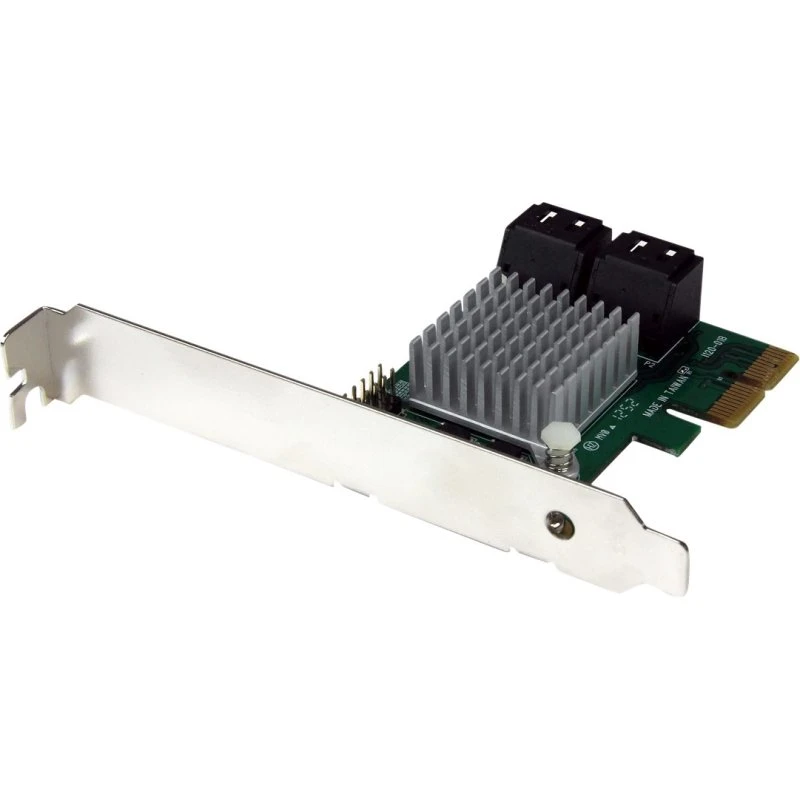 StarTech PEXSAT34RH 4-Port PCIe SATA III RAID-kontrolkort med køler