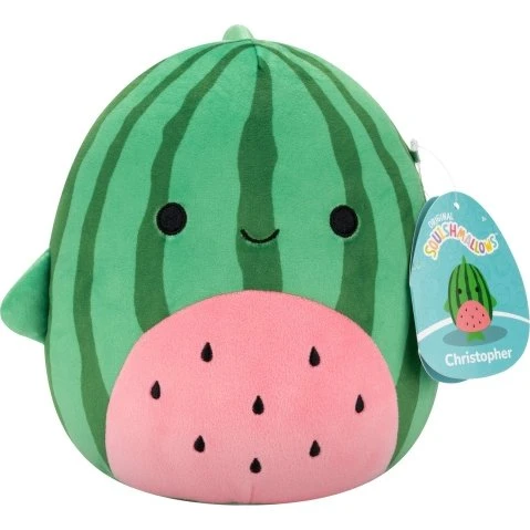 Squishmallows Vandmelonhval Christopher, 19 cm