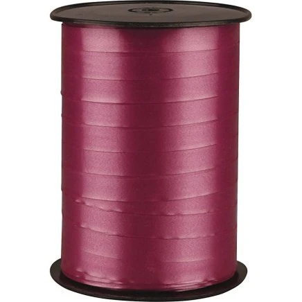 Rubin Gavebånd 10 mm, 250 m – Blank, Glans