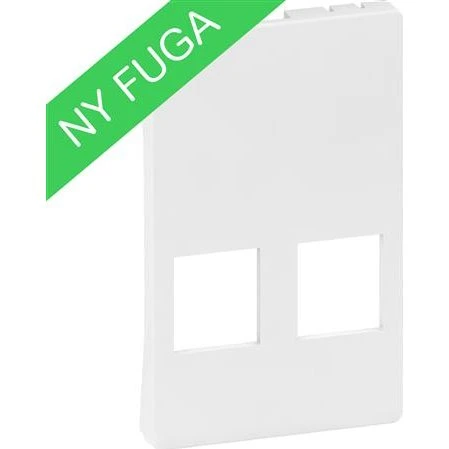 LK Fuga T3 2x Keystone 1,5M Hvid Afdækning