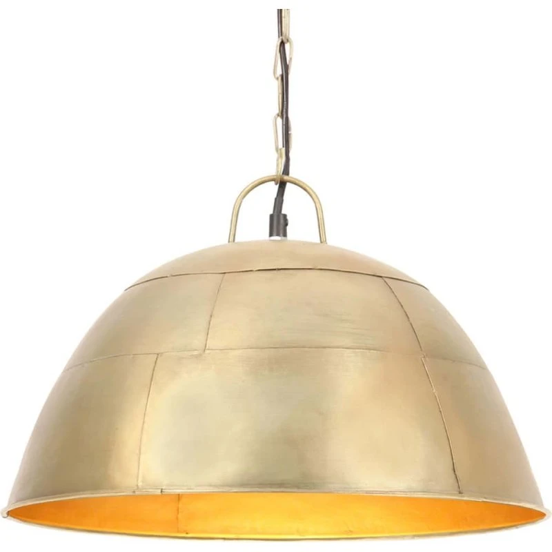 vidaXL vintage hængelampe 41 cm messingfarvet E27