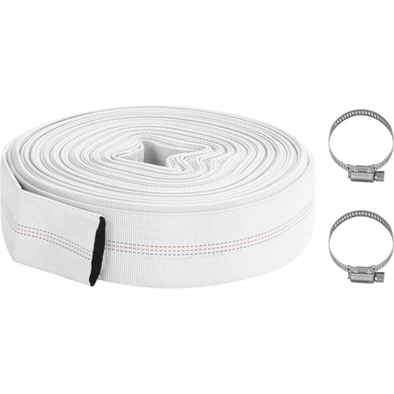 vidaXL brandslange 30 m 2" PVC, forstærket med spirallag og polyestertråde