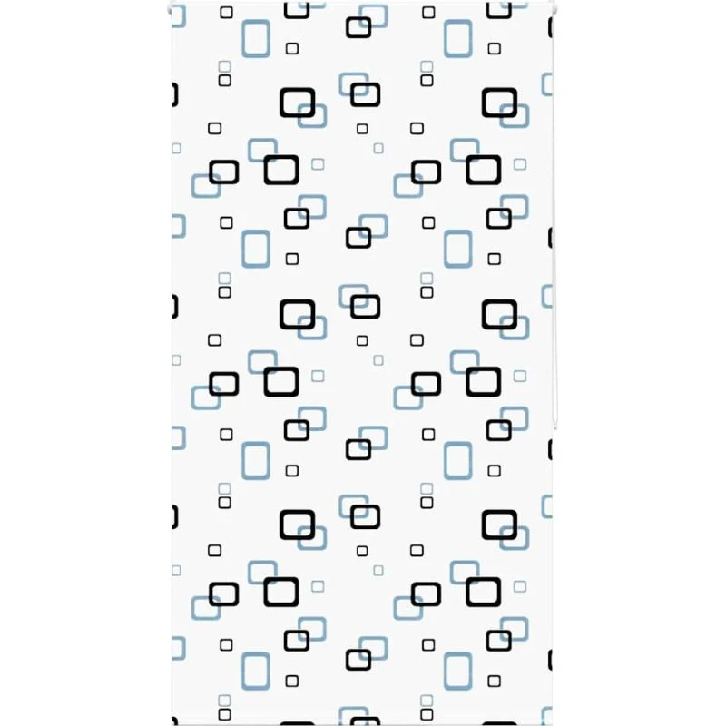 vidaXL Bruserullegardin 140x240 cm, stofbredde 136 cm, bobbel