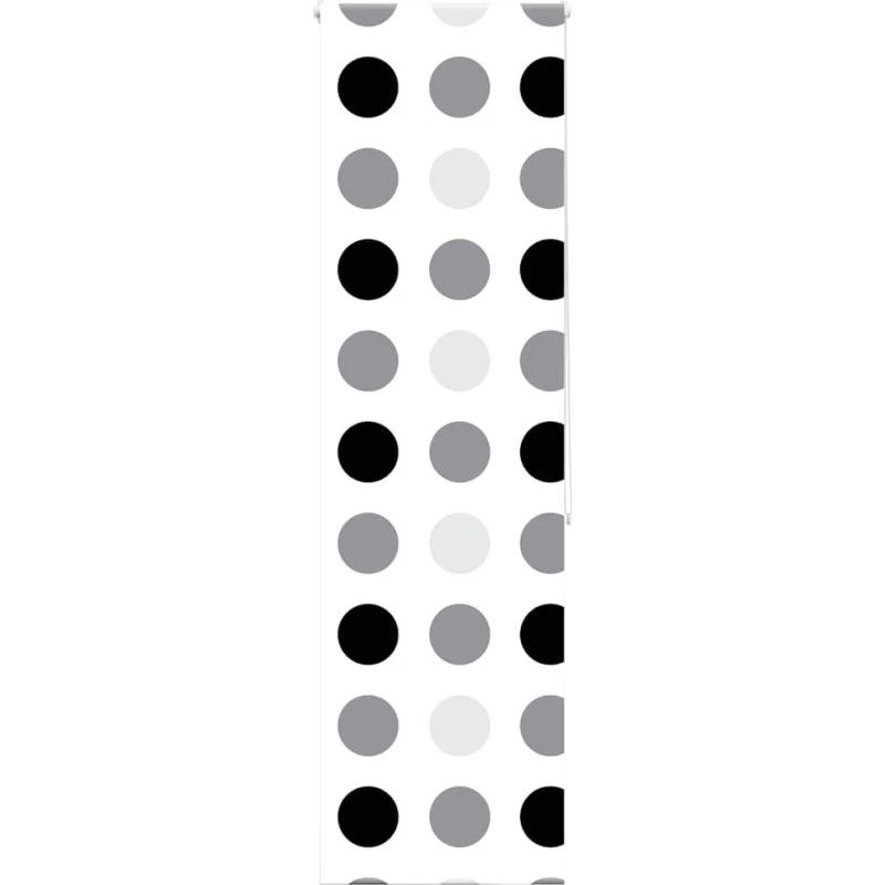vidaXL Bruserullegardin 60x240 cm, stofbredde 56 cm