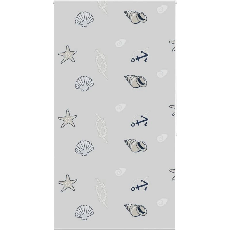 vidaXL Bruserullegardin 120x240 cm, 116 cm bred, PEVA