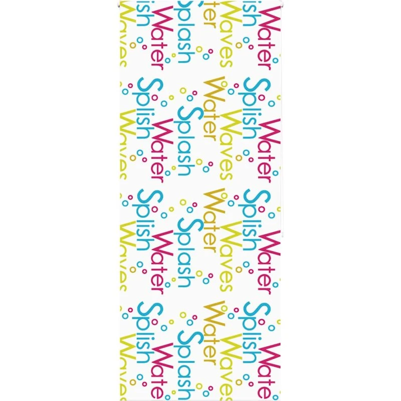 vidaXL Bruserullegardin 100x240 cm, stofbredde 96 cm