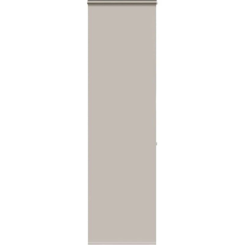 vidaXL Bruserullegardin 70x240 cm, stofbredde 66 cm, lysegrå, med kassette
