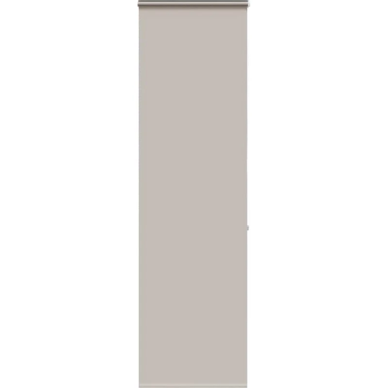 vidaXL Bruserullegardin 80x240 cm, stofbredde 76 cm, lysegrå, med kassette