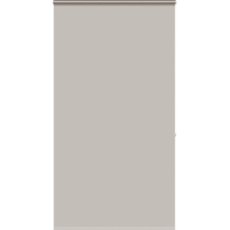 vidaXL Bruserullegardin 130x240 cm, stofbredde 126 cm, lysegrå med kassette