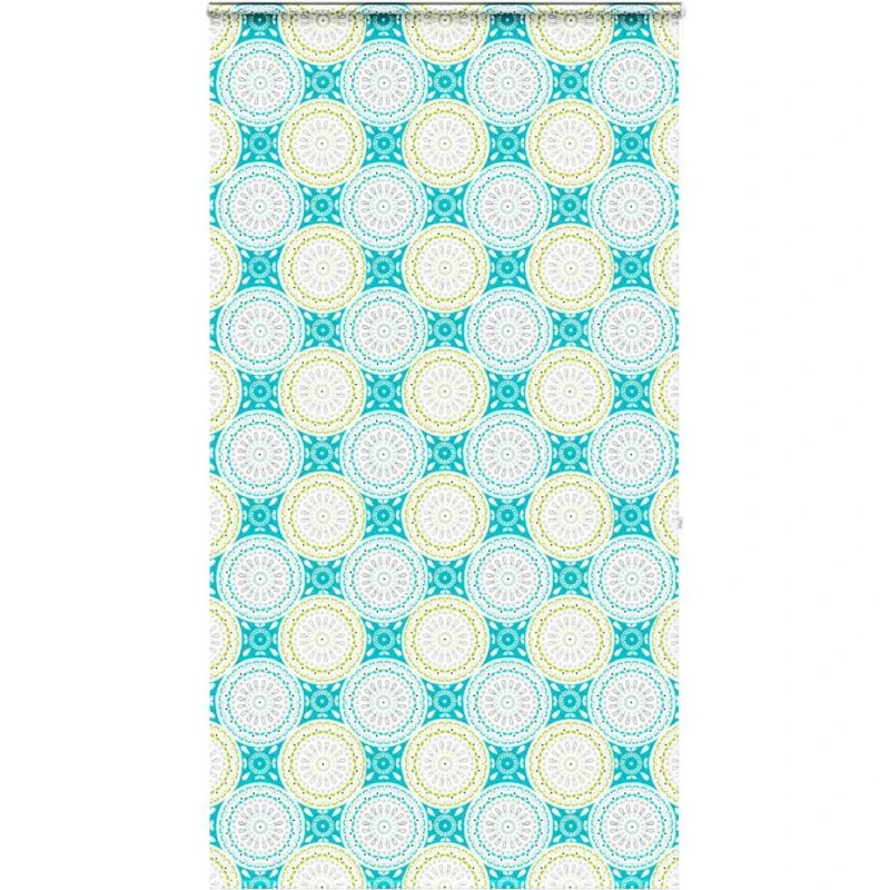 vidaXL Bruserullegardin 130x240 cm, stofbredde 126 cm, med kassette