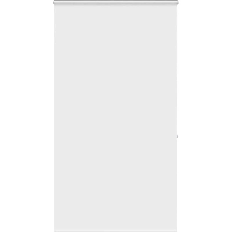 vidaXL Bruserullegardin 140x240 cm, hvid, med kassette, stofbredde 136 cm