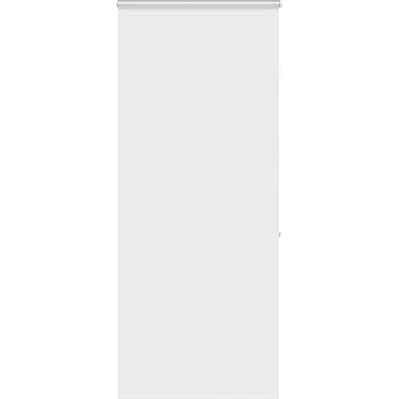 vidaXL Bruserullegardin 100x240 cm, hvid, stofbredde 96 cm med kassette