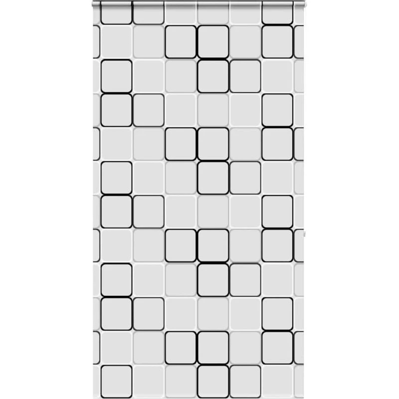 vidaXL Bruserullegardin med kassette 130x240 cm, stofbredde 126 cm