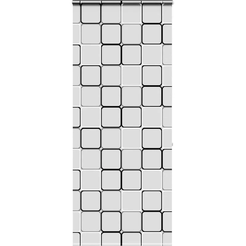 vidaXL Bruserullegardin 100x240 cm, stofbredde 96 cm, med kassette