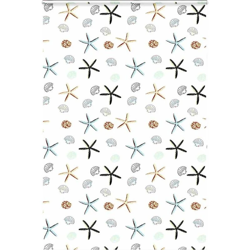 vidaXL Bruserullegardin 150x240 cm, stofbredde 146 cm, skaldyr