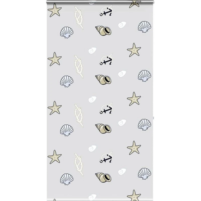 vidaXL Bruserullegardin med kassette 130x240 cm, stofbredde 126 cm