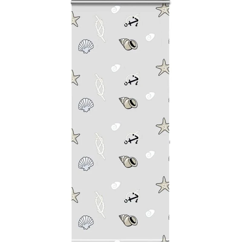 vidaXL Bruserullegardin 90x240 cm med kassette, stofbredde 86 cm