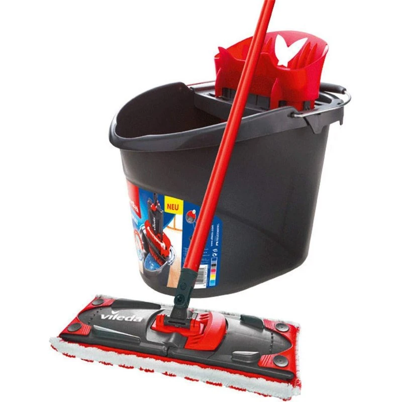 Vileda Ultramax Mikrofibermop med Spand & Wringer