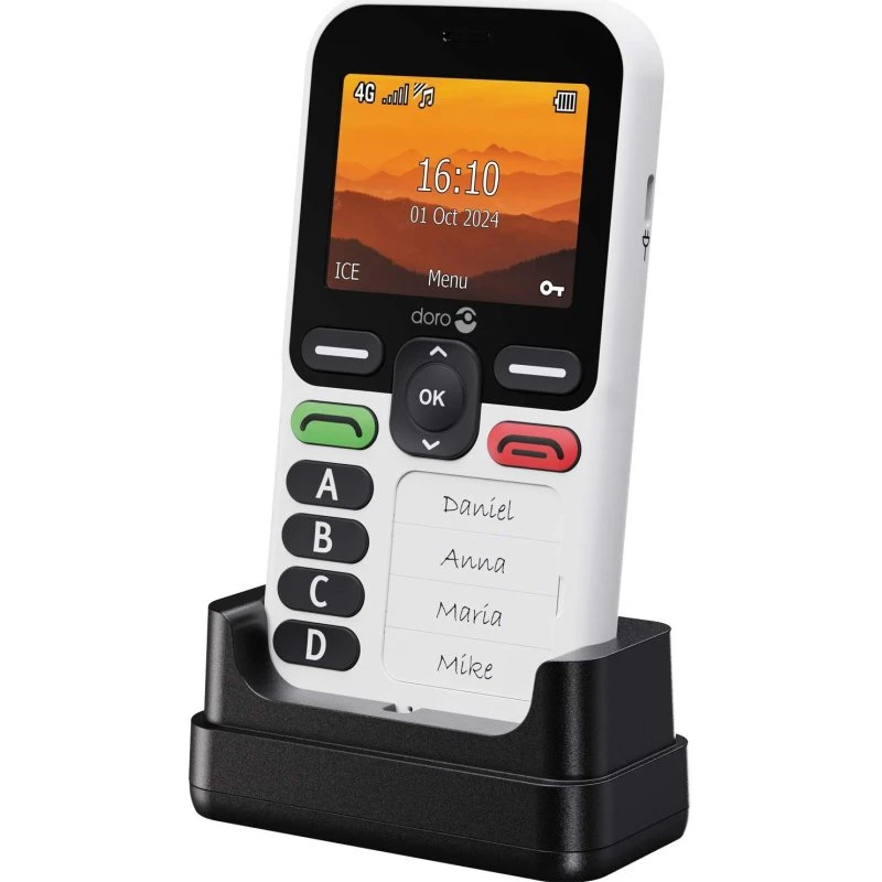 Doro Leva X10 Hvid/Sort
