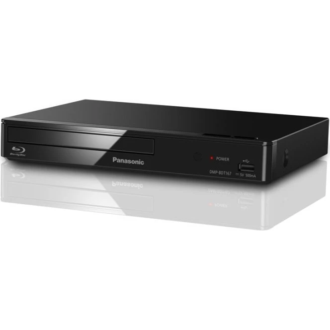 Panasonic DMP-BDT167EG Blu-ray-spiller, Sort