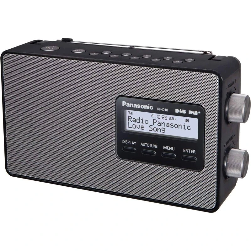 Panasonic RF-D10EG-K DAB+/FM Radio, Sort