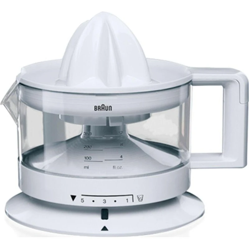 Braun Tribute Collection CJ 3000 Citruspresser, 350 ml, Hvid