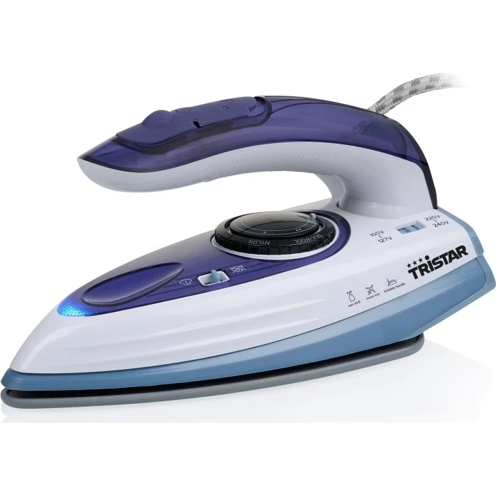 Tristar Resestrykjærn Vikbart 1000W, Non-Stick
