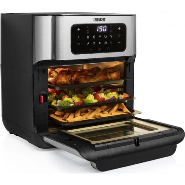 Princess Aerofryer Oven 10 L, 1500 W, Sølv