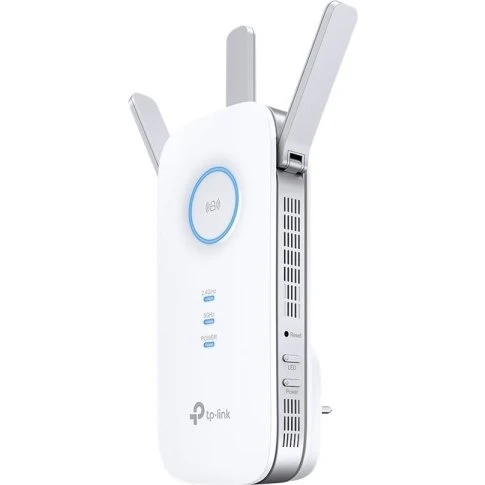 TP-Link RE550 WiFi-rækkeviddeforlænger, tri-band, 2134 Mbps, hvid