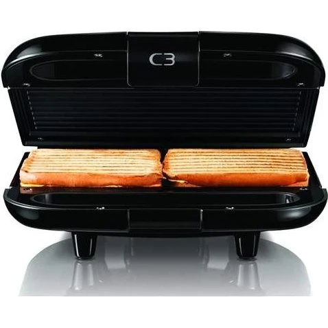 C3 Sandwichgrill Ciabatta Black, 700W