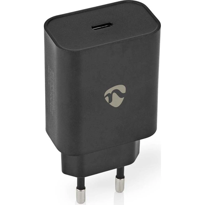 Nedis WCQC402ABK Vægoplader 30W USB-C | Hurtig opladning | Sort