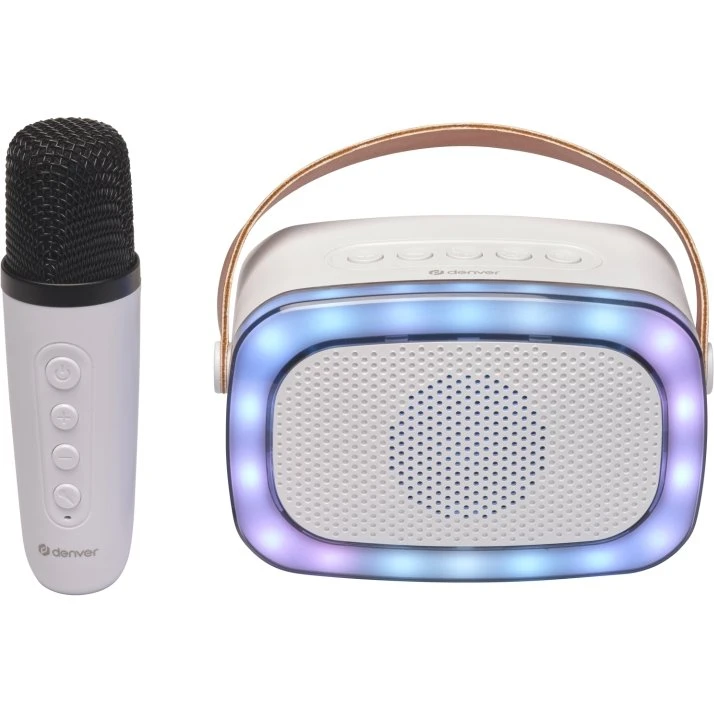 DENVER BTM-610 Bluetooth-højtaler med mikrofon og karaoke